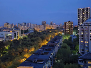 Квартира с видом на город в центре Хабаровска