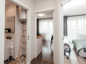 Квартира Стильная 1К Рядом с Зоопарком и Набережной 1-я Подлесная 1