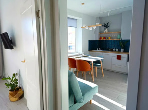 Апартаменты Рыба-Кит в современном комплексе на Яблоневой