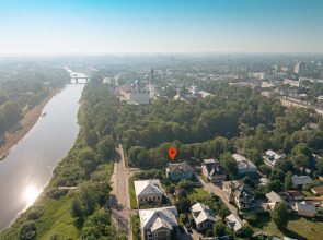 Квартира Зелёный дом на набережной вблизи Кремля