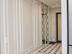 Апартаменты Luma White #2 в центре города с красивым видом на балконе