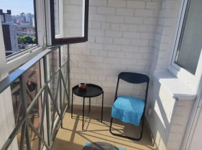 Апартаменты Студия с Балконом и Видом на Город на Гагарина