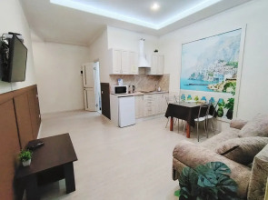 Квартира на цокольном этаже спасающие от жары с кухонной зоной