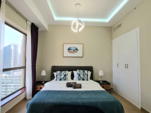 Апартаменты Marco Polo - High-rise 1BR Apt with Amazing Marina Views