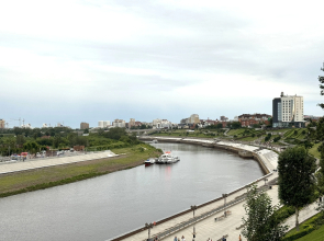 Квартира Однокомнатная квартира с видом на Набережную