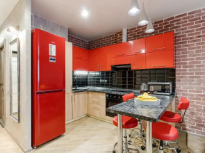 Апартаменты Red студия рядом с ТРЦ Горизонт