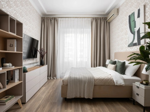 Квартира GM Apartments Легендарная Двушка на Тверской у Садово-Триумфального Сквера