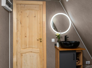 Частный дом A-frame с сауной у Игоры