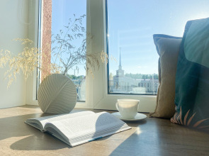 Апартаменты двухкомнатные с Видом на Привокзальную Площадь Hygge Karelia