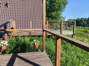 Частный дом A-frame с сауной у Игоры