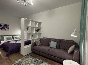 Квартиры "Пижама": 1-к «Лиловая мята» на Аллее Героев