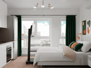 Sovremennaya Dizaynepckaya Smart-Studiya v Zhk Novoye Vnukovo Flat