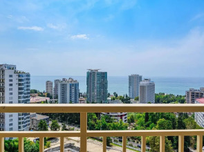 Апартамент Люкс Красивейший в ЖК «Барселона парк» с большим балконом и видом на море