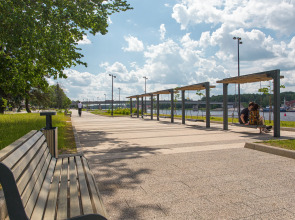 Квартира с видом на набережную в центре Великого Новгорода