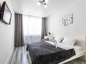 Квартира евродвушка BeGuest возле м. Уральская для четверых