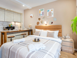 Квартира Vintage Haven Studio - Bohemian Style in Alliance Palace