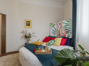 Квартира GM Apartments Стильная Трехкомнатная на Бульварном кольце
