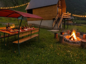 Mood villa kazbegi with jacuzzi Chalet