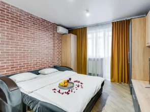 Апартаменты Red студия рядом с ТРЦ Горизонт