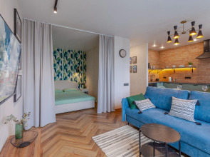 Квартира Aparts Pro+ Студия Восьмое Небо в ЖК Паново Парк