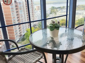 Квартира EL'HOME Евродвушка с панорамным видом на Волгу