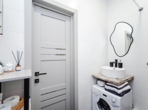 Апартаменты Новая Cтудия в Cтиле Минимализм рядом с Ботаническим Садом