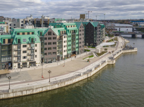 Апартаменты Рыбная Деревня с Прямым Видом на Реку