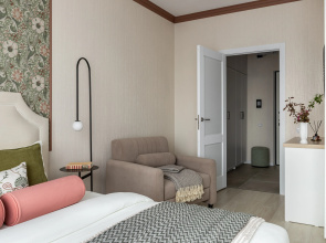 Квартира Moscow Deluxe Apartments Comfy Studio Berzarina