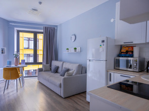 Апартаменты Lalapart Bluesky евродвушка на Новодмитровской улице