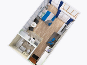 Апартаменты с видом на Москву 2