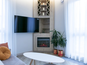 Апартаменты ОхтАпартЛюкс с сауной, камином и двумя спальнями