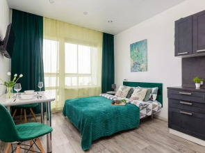 Апартаменты светлые на 16 этаже