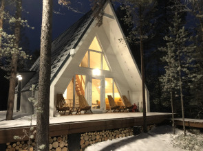 A-Frame Arctic Wood Private House