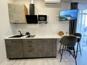 Апартаменты с балконом 3 минуты до моря