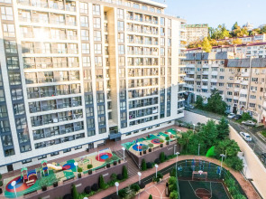 Апартаменты Sun city apartments ЖК Сокол с балконом