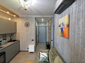 Апартаменты Уютные апартаменты Prime Grey в ЖК Савеловский Сити в центре Москвы