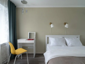 Апартаменты Двухкомнатные с двуспальной кроватью и двумя диванами