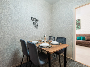 Квартира 2-к у залива в новом доме на Пирогова 2/2 от RentAp, 6 сп.мест