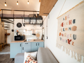 Квартира Питерская Двухуровневая Студия в Центре Красноярска