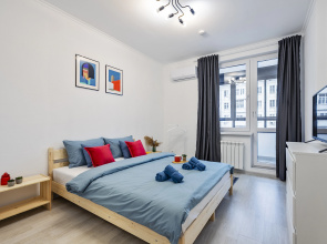 Great view 2-rooms Apartment 2 Min Walk to Raykin Plaza 2