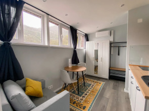 Студия с видом на озеро и горы на улице ГЭС