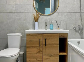 Апартаменты Hygge Karelia c видом на озеро в ЖК со своей набережной