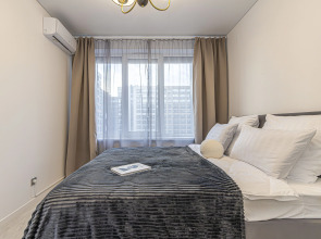 4flats MONOCHROME Квартира у набережной Невы в ЖК бизнес-класса