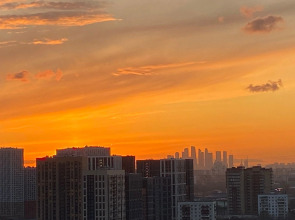 Квартира cтильная с панорамным видом на Moscow City, рядом с метро