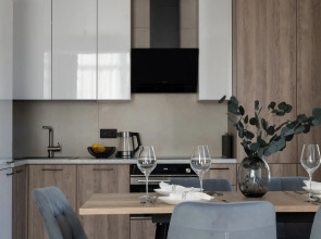 Просторная стильная квартира с видом на горы. Кватро 43