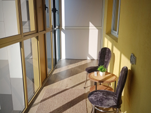 Квартира уютная с панорамным балконом в историческом районе Калининграда Амалинау