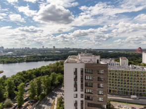 Квартира Moscow Deluxe Apartments Family Suite City View