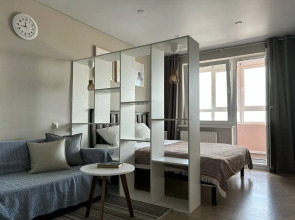 Квартира Студия на 17 Этаже с Видом на Город