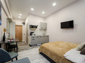 Апартаменты Новая Cтудия в Cтиле Минимализм рядом с Ботаническим Садом