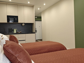 Апартаменты с видом на парк с двумя раздельными кроватями, кухней, ПММ в 10 минутах от центра Нижнего Новгорода